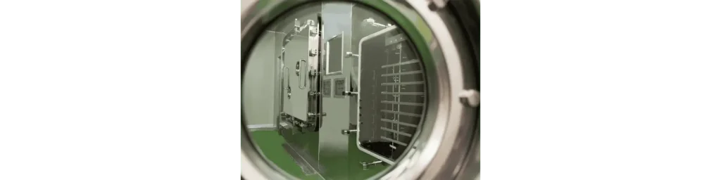Lyophilization machine chamber for research use only